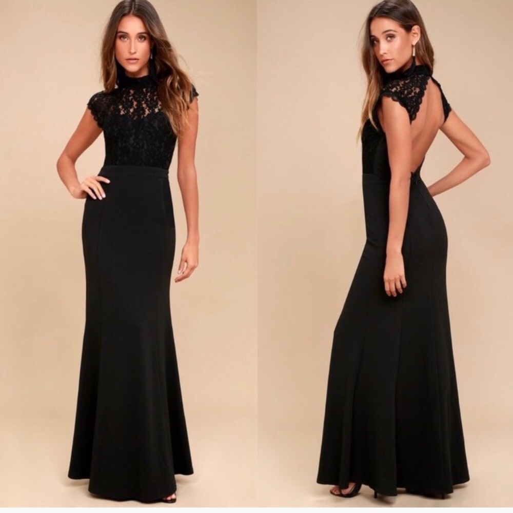 Lulu’s crazy about you black dress